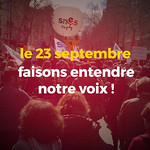 En grève le 23 septembre