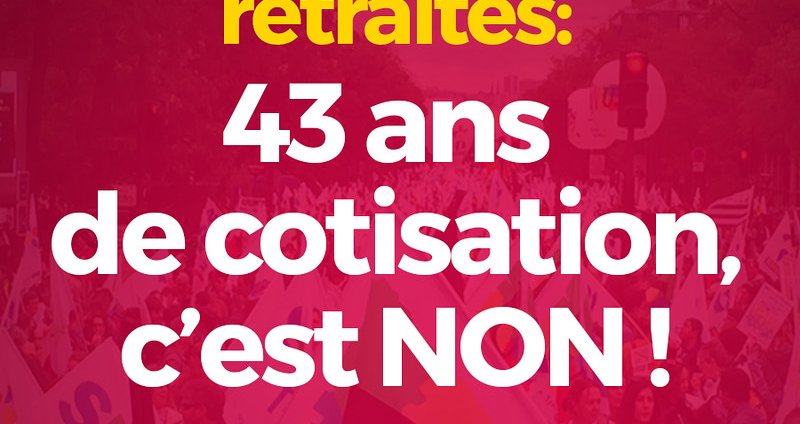 Contre la réforme des retraites : toutes et tous mobilisé·es mardi 31 !