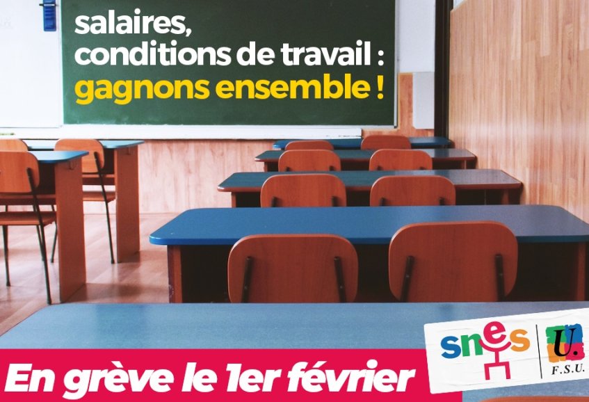 Grève du 1er février : pour nos salaires et nos conditions de travail