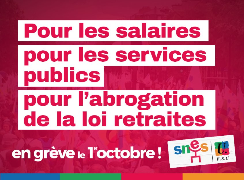 En GRÈVE le 1er octobre