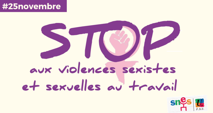 25 Novembre : STOP aux VSST