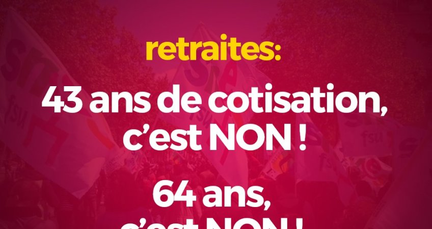 Retraites : la mobilisation continue le 16 février !