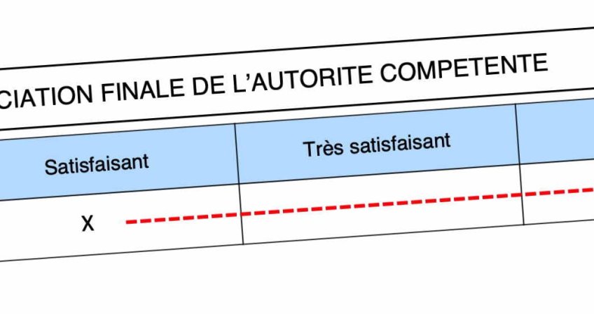 Appréciation finale « Rendez-Vous de Carrière » 2024 - déposer un recours (…)